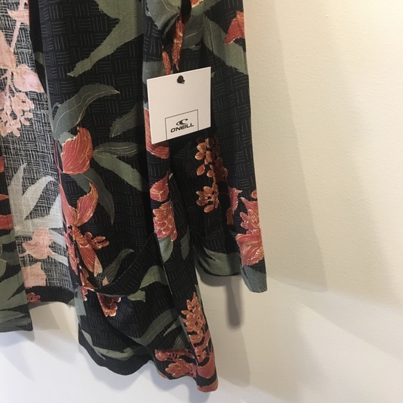 O’NEILL 3/4 SLEEVE Multicolor Blazer Jacket Size S - Picture 2 of 12